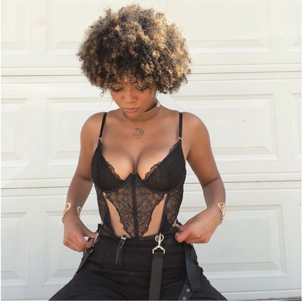 Brand new FENTY X SAVAGE- lace teddy Lingerie